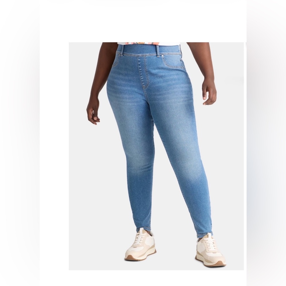 Jean Jeeggins Woman’s Plus size 4X - NWT- Terra & Sky